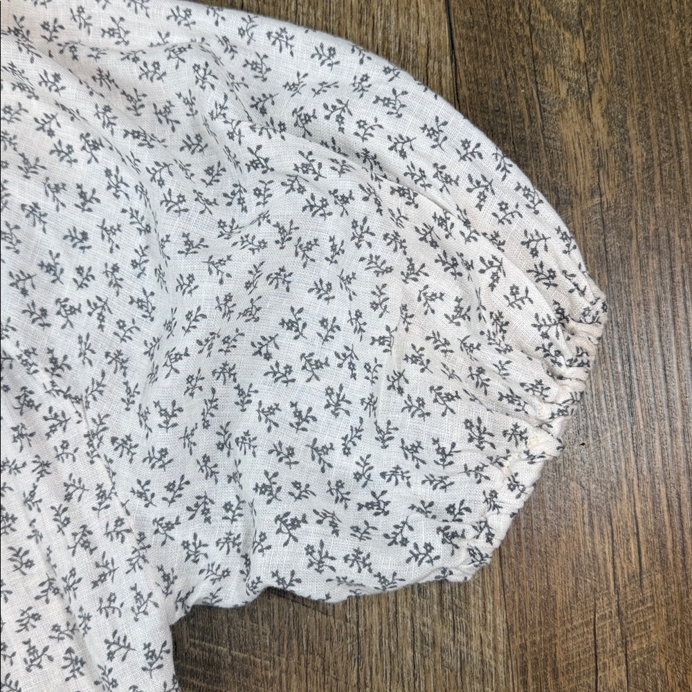 Rails Women's Kristie Top Cream Bella Ditsy Floral Peasant Blouse Size X-Small - Picture 13 of 16